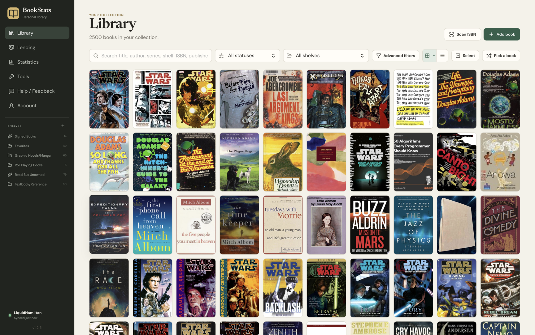 BookStats screenshot 1